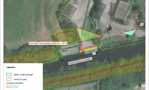 PORT DE ESBLY COUPVRAY  (77)<br />
<br />
INSTALLATION A CARACTERE D'ANIMATION ET DE LOISIR (ICAL)<br />
EMPLACEMENT POUR BATEAU D'ACTIVITE A QUAI ET/OU TRANSPORT A PASSAGERS<br />
<br />
A LOUER<br />
<br />
PLAN D'EAU DE 125 M²<br />
TERRE-PLEIN DE 125 M²<br />
QUAI DE 25 ML