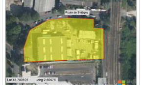 PORT DE BONNEUIL SUR MARNE<br />
A LOUER<br />
TERRAIN DE 7 296 M²<br />
Terrain revêtu supportant un bâtiment industriel<br />
LOT 5 PARCELLES 12a