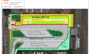 PORT DE BONNEUIL-SUR-MARNE<br />
<br />
A LOUER<br />
<br />
PARKING PL "PRIVATIF" DE 2 037 M²<br />
<br />
LOT 5 PARCELLE 12b