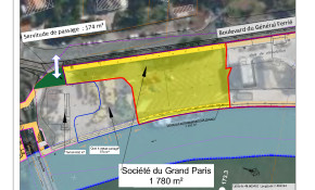 PORT DE SAINT-MAUR-DES-FOSSES (94)<br />
<br />
A LOUER<br />
<br />
TERRE-PLEIN DE 1 780 M²