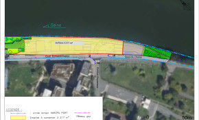 PORT DE CHOISY-LE-ROI<br />
<br />
A LOUER<br />
<br />
 TERRAIN DE  3 217 m²