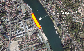 Terrain de 4 048 m² au port de Corbeil Saint-Nicolas (91) avec accès direct à la voie d'eau - 