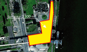 Terrain en cours d'acquisition de 2300 m² au port de Vitry-sur-Seine (94) - 